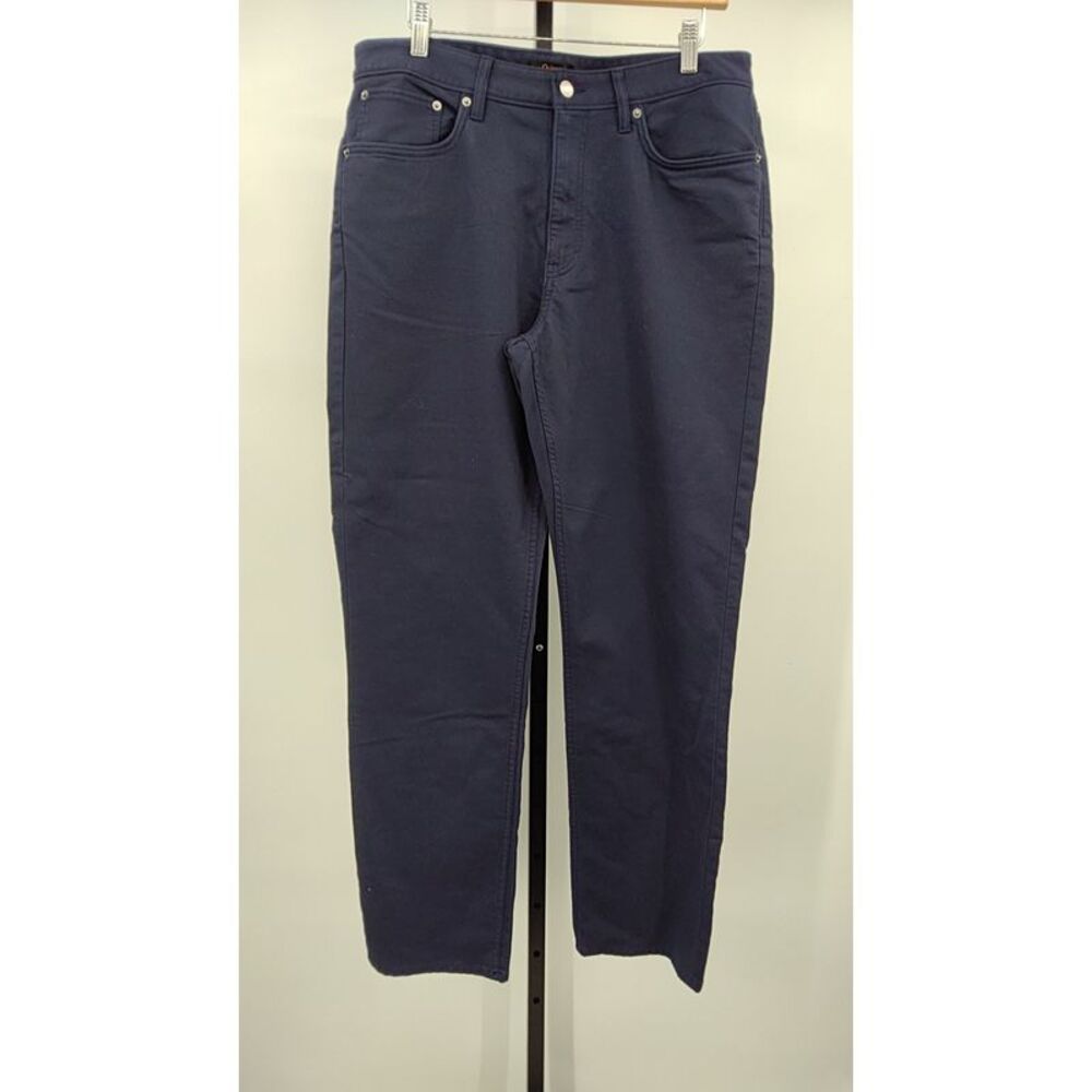 Quince Men Comfort Stretch Traveler 5 Pocket Pants Straight Deep Navy 34